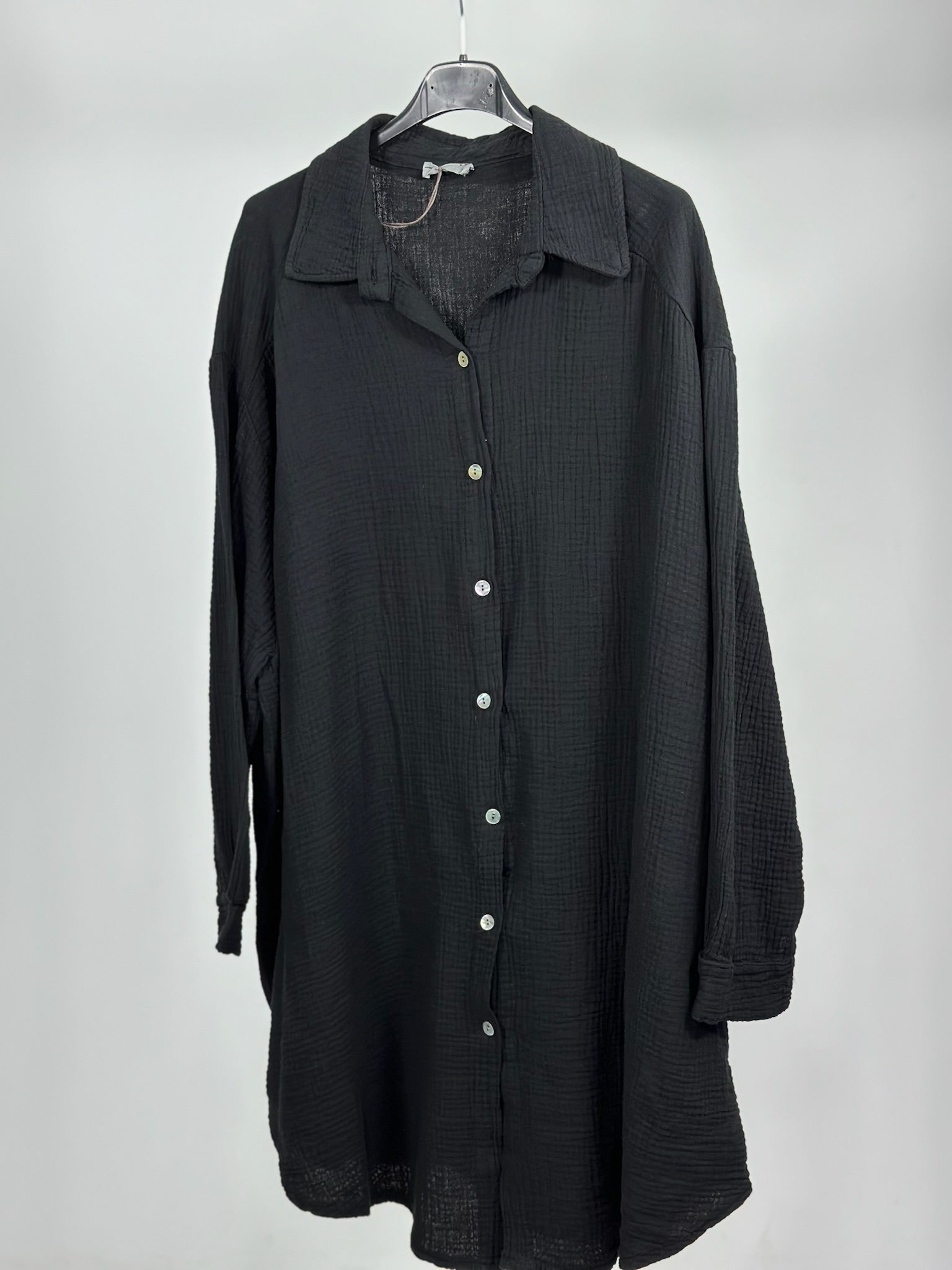 Musselin Bluse oversize